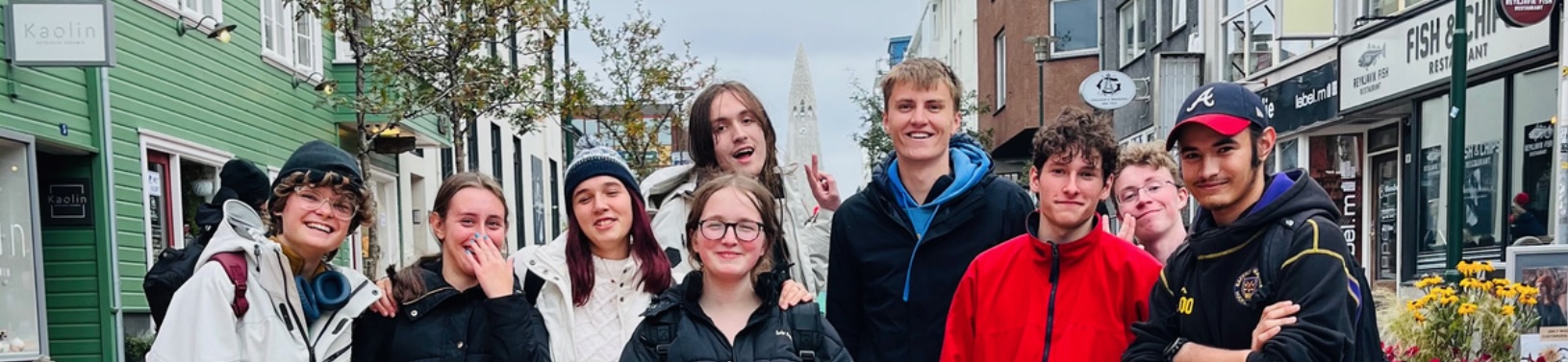 Students posing together